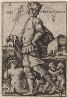 KG 00647
<br/>
Mercurius (De zeven planeten)
<br/>
<em>Beham, Hans Sebald (1500 - 1550)</em>